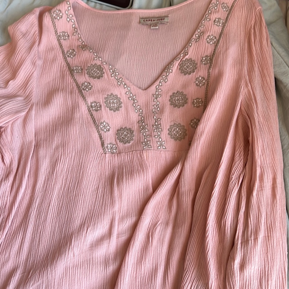 baby pink shirt